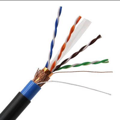 305M PVC 4P xoắn đôi Cáp Ethernet được bảo vệ SFTP Cat6, Cáp SFTP Cat6 PVC