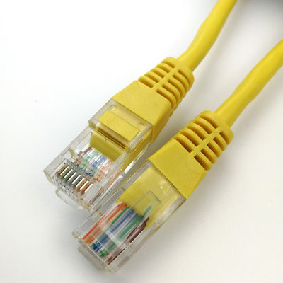Cáp mạng Ethernet UTP Cat5e Rj45 đến RJ45 Màu vàng