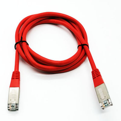 Cáp mạng Lan UTP FTP Cat6e Ethernet màu đỏ 0,5m 1m 2m