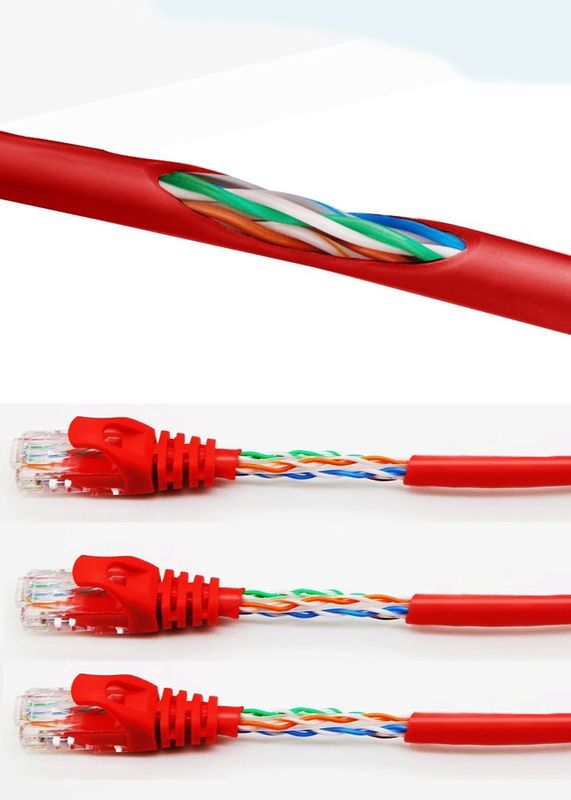 LSZH Jacket CAT5E Patch Cord cho kết nối mạng gia đình và văn phòng