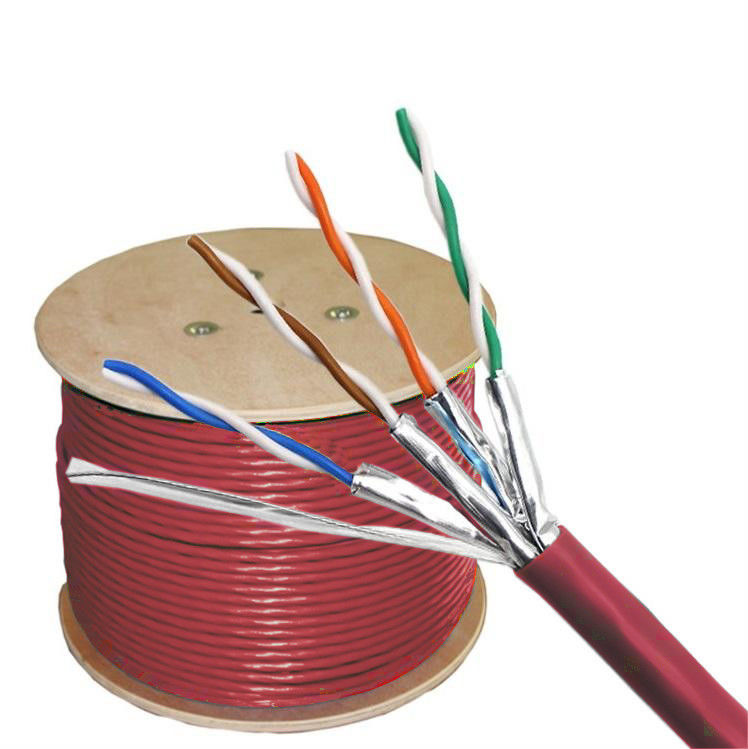 Đường cáp được bảo vệ bằng đồng tinh khiết loại 6a 1000ft cho mạng gia đình và văn phòng