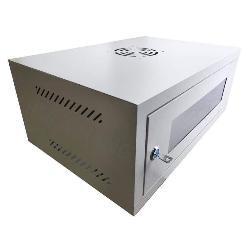 2U Server Rack Enclosure, Wall Mount Network Cabinet với cửa kính và khóa