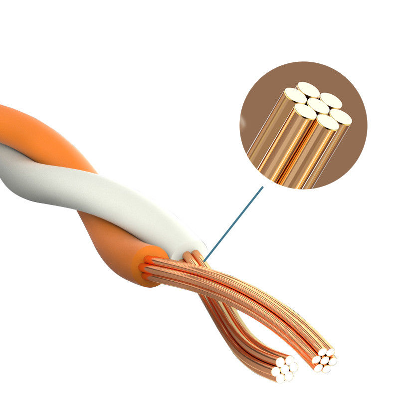 Ổn định màu đen 1M 2M 3M 5M 10M 24AWG 4 cặp Cat7 Dây vá