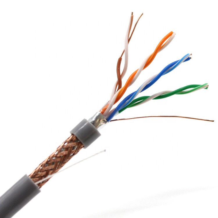 Cáp đồng rắn trong nhà 305m 1000ft 4 cặp Cat5e, Cáp ngoài trời trong nhà Cat5e