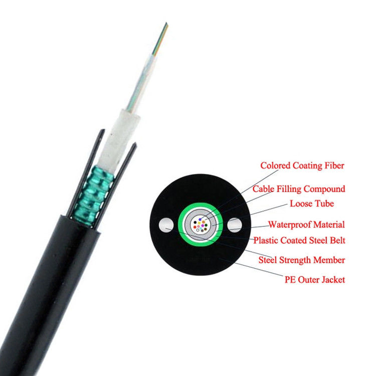 GYXTW 9 125 OS2 Cáp quang đơn mode, Cáp mạng sợi quang cho trên không