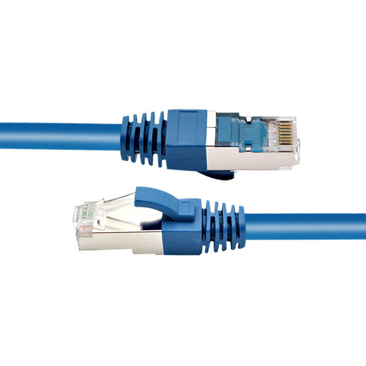 RJ45 SFTP được bảo vệ bằng dây mạng Cat 6 Cắm dây với khởi động khuôn