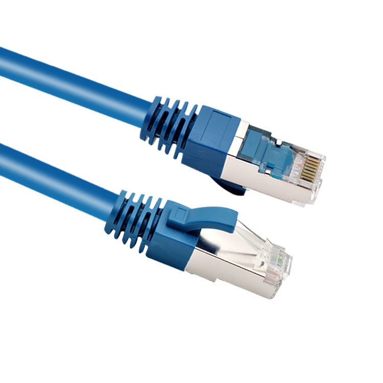 RJ45 SFTP được bảo vệ bằng dây mạng Cat 6 Cắm dây với khởi động khuôn