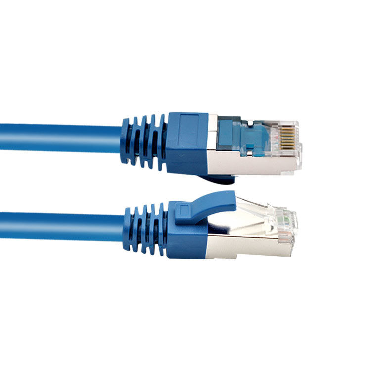 RJ45 SFTP được bảo vệ bằng dây mạng Cat 6 Cắm dây với khởi động khuôn