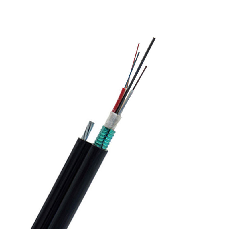Cáp quang bọc thép bọc thép 48 lõi trực tiếp để xây dựng đường ống