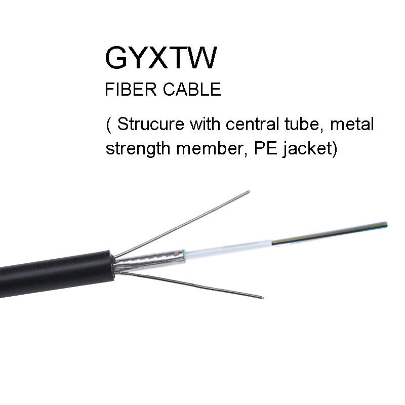 Cáp quang GYXTW 2 4 6 lõi với cấu trúc ống trung tâm