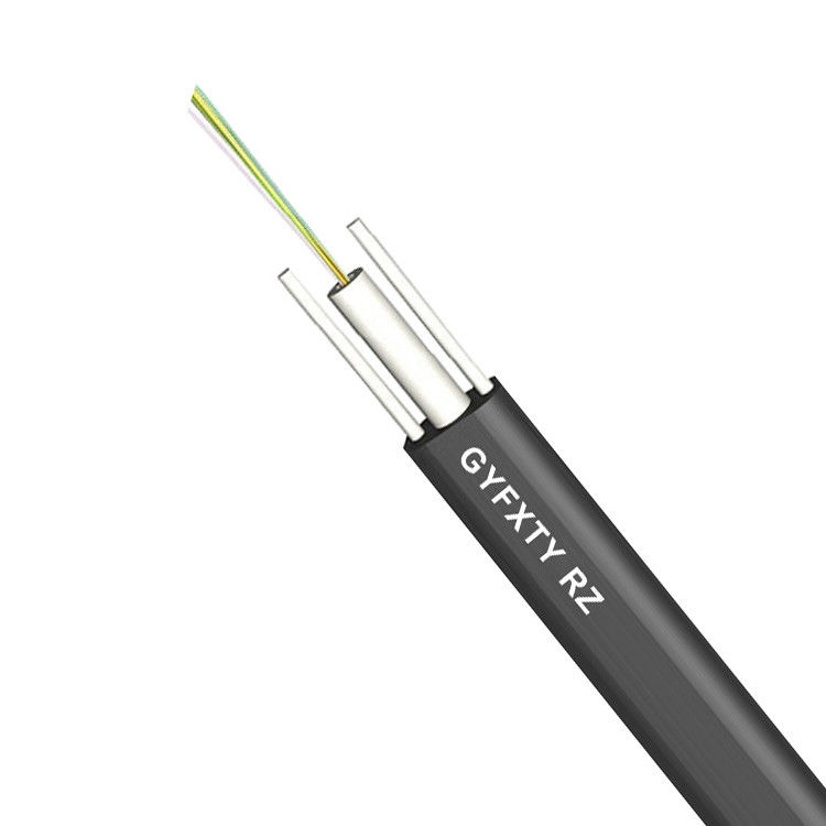 Cáp quang ngoại thất phẳng 1000N GYFXTY ETL ROHS 8 lõi 12 lõi