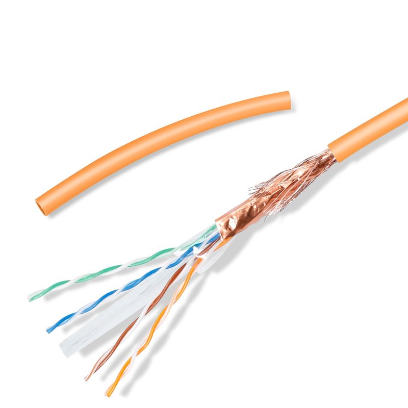 Cáp Cat6 màu cam 4 cặp đồng trần hoặc hộp kéo CCA 1000ft