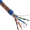 Cáp Ethernet Cat6, cáp SFTP được bảo vệ Cat6, 1000ft, 23AWG, Solid Bare Copper, 500MHz