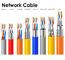 Dây dẫn CU CCA 23AWG SFTP Cat6 Cáp LAN cho viễn thông