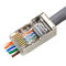 Lắp ráp cáp mạng Cat6 STP FTP Mạ vàng được bảo vệ Tiếp xúc Ethernet RJ45