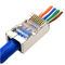 Lắp ráp cáp mạng Cat6 STP FTP Mạ vàng được bảo vệ Tiếp xúc Ethernet RJ45